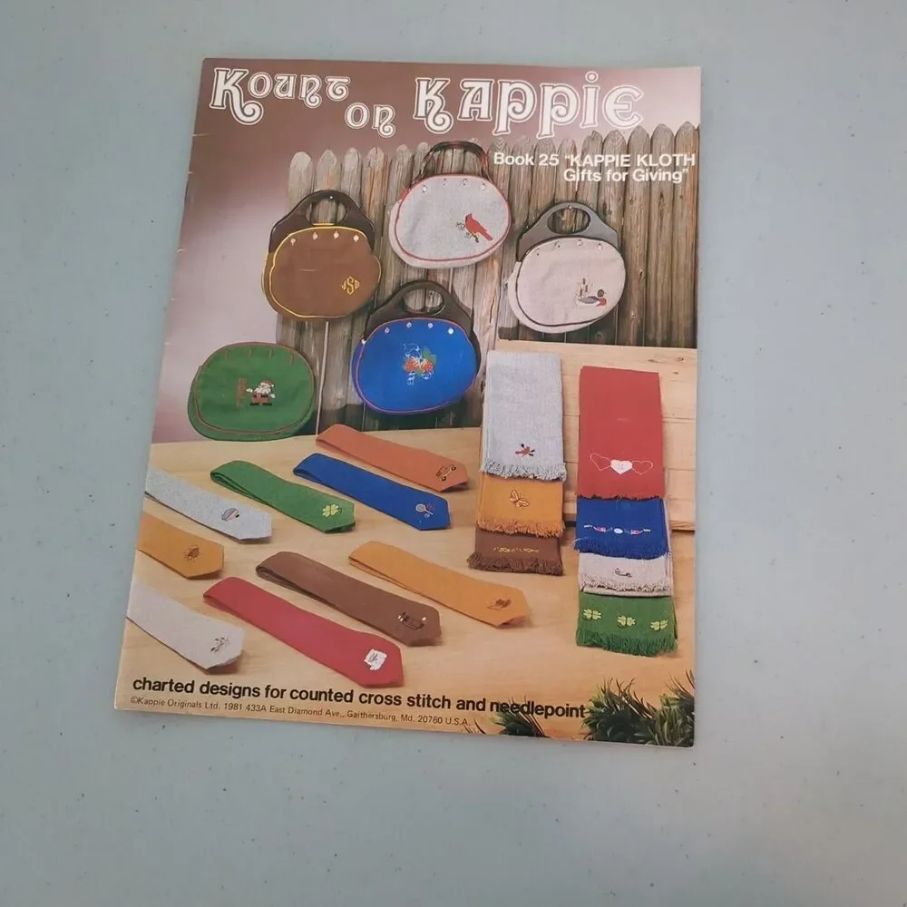 Kount On Kappie Book 25 Kappie Kloth Gifts for Giving Counted Cross Stitch